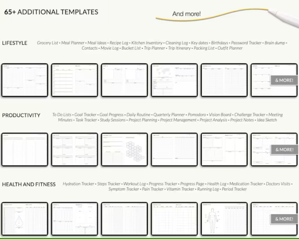 Digital planner, Goodnotes planner, iPad planner, Notability planner, Dated digital planner, Digital calendar, goodnotes for windows planner template - Image 3