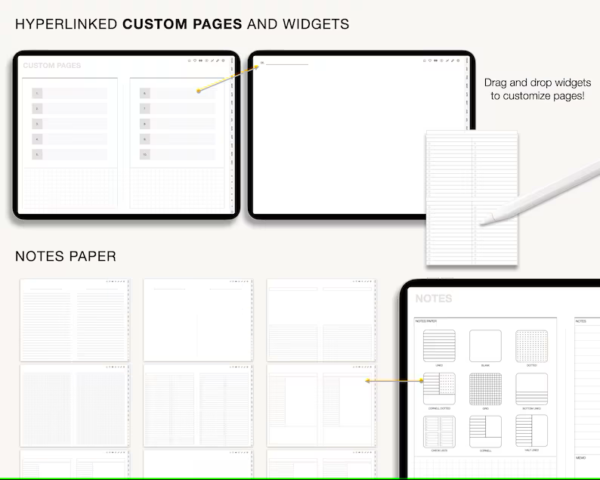 Digital planner, Goodnotes planner, iPad planner, Notability planner, Dated digital planner, Digital calendar, goodnotes for windows planner template - Image 5